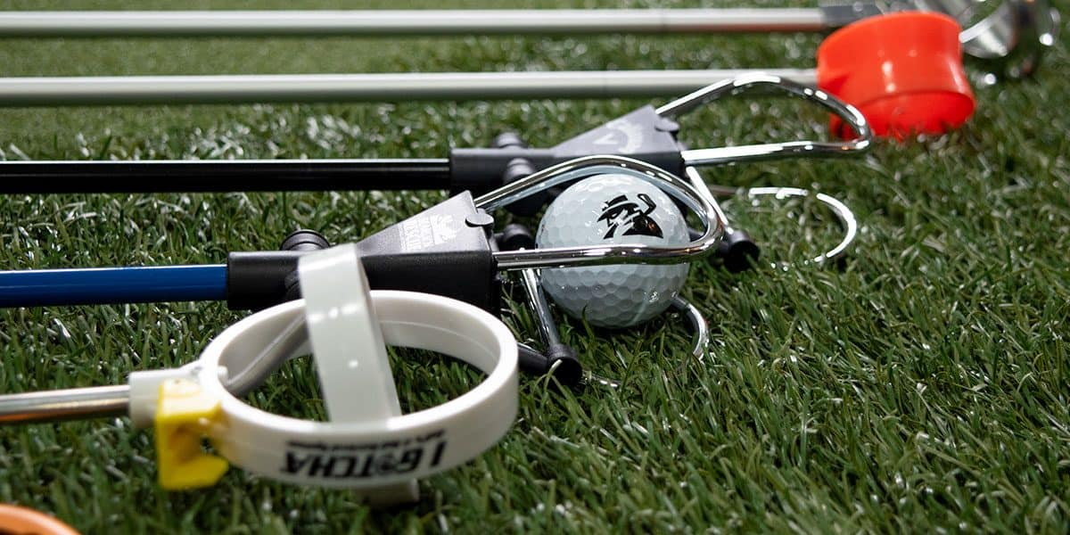 Close photo of golf ball retrievers