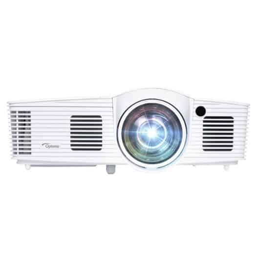 An Optoma EH200ST Projector on white background