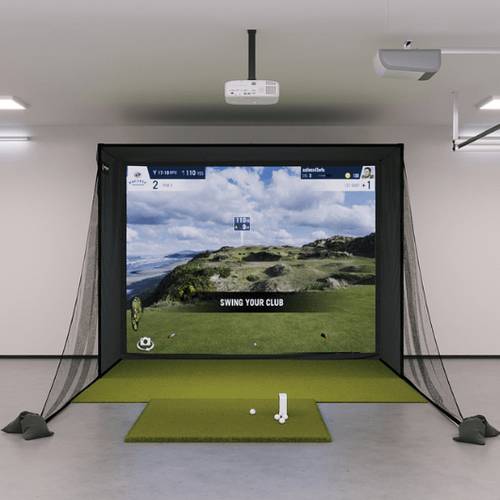Skytrak sig10 golf simulator package