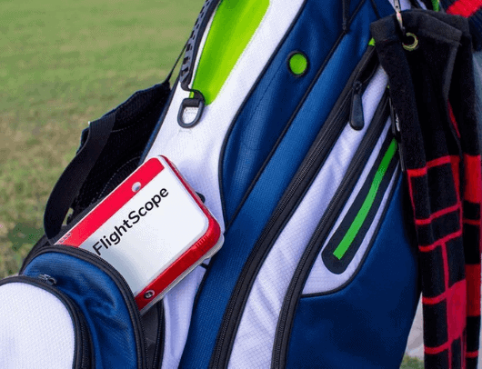 Flightscope Mevo In A Golf Bag