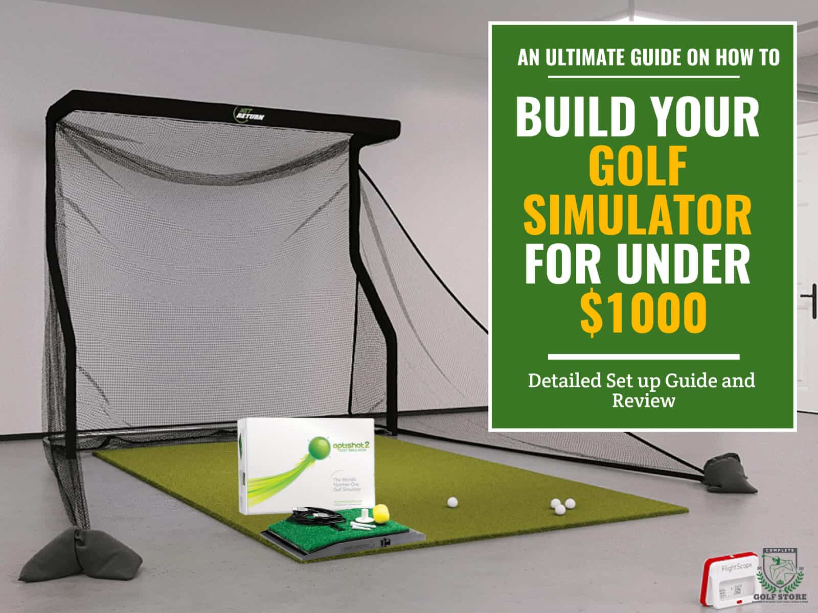 How to build the best golf simulator under 1000