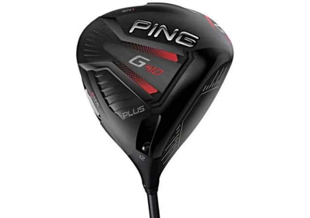 The clubhead of the Ping G410 on white background