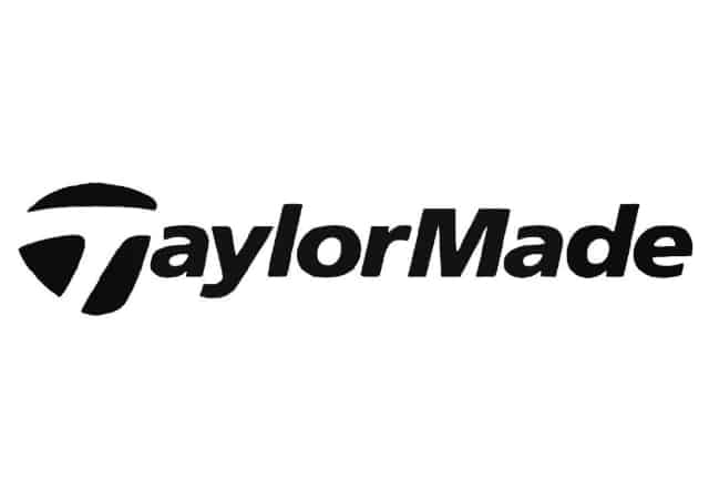 TaylorMade logo on white background