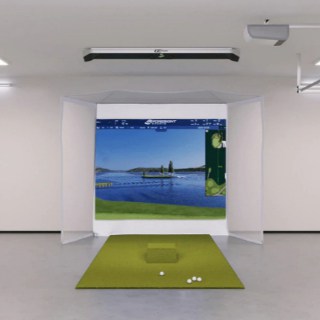 Foresight Sports GCHawk Flex Space complete indoor setup