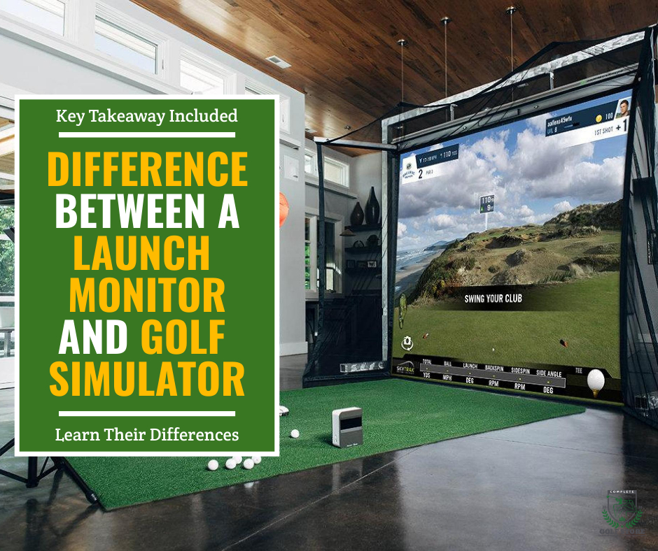 Difference Between A Launch Monitor And Golf Simulator Explained