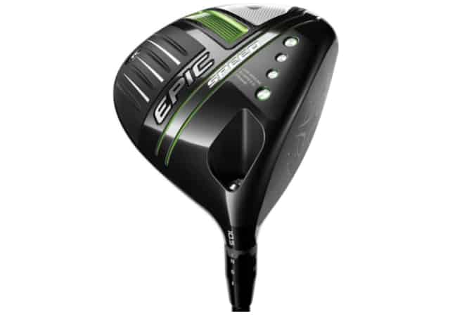 Callaway Epic Speed Driver 21 clubhead on white background