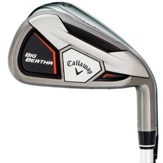Callaway Rogue ST Max D iron club head on white background