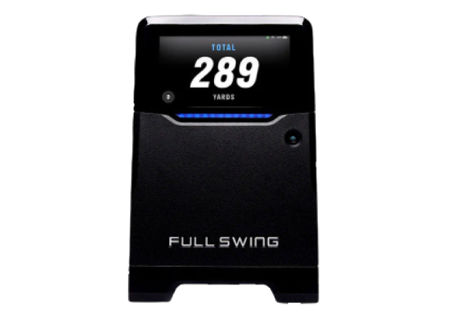 A Full Swing Launch Monitor in white background