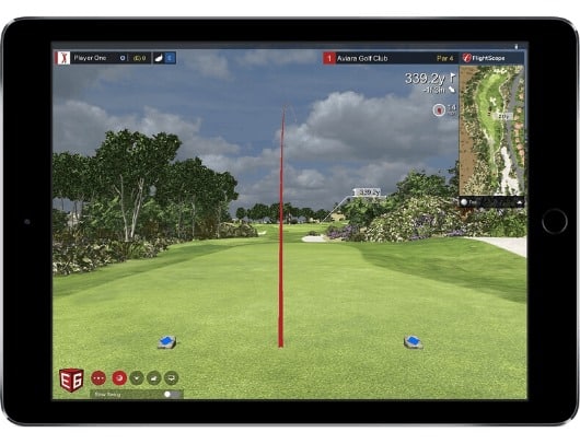 flightscope mevo with e6 golf simulation