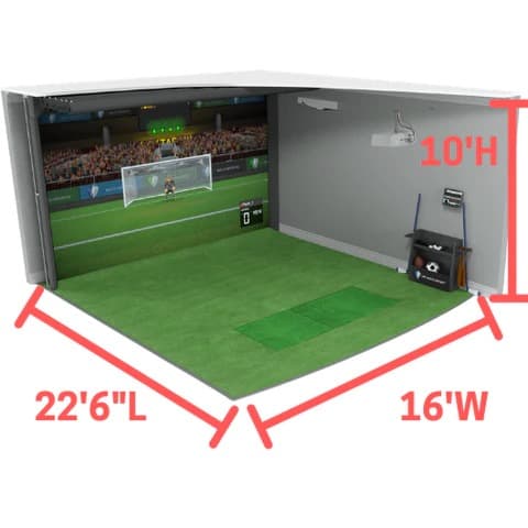 hd golf entertainment package space requirements