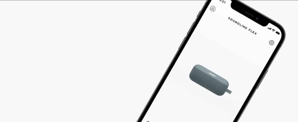 soundlink flex connected to smartphone