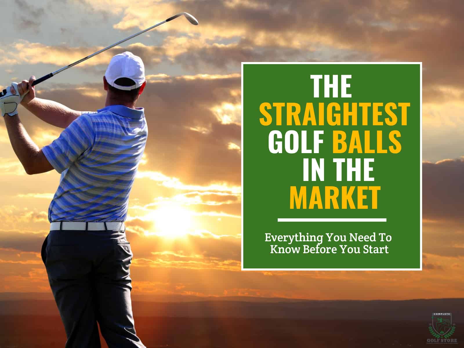The straightest golf balls in the market