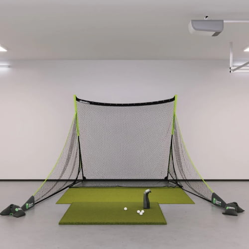 bushnell launch pro training golf simulator package