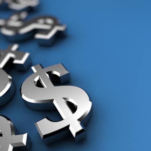 dollar silver sign