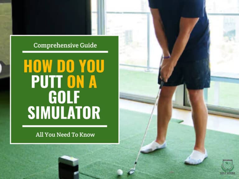 how do you putt on a golf simulator