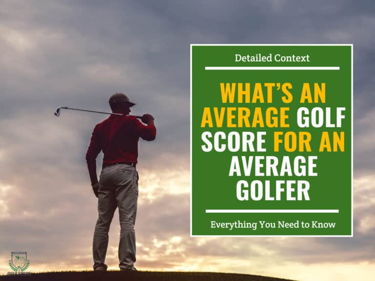 whats an average golf score for an average golfer 