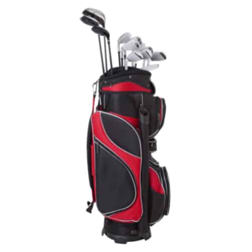 golf bag with clubs