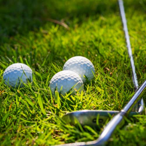 3 golf balls