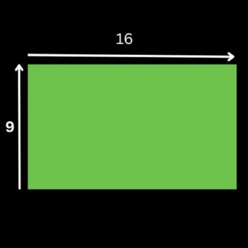 16 is to 9 ratio