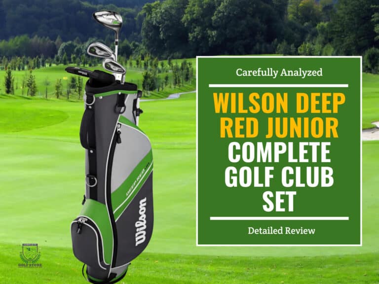 wilson deep red junior complete golf club set review
