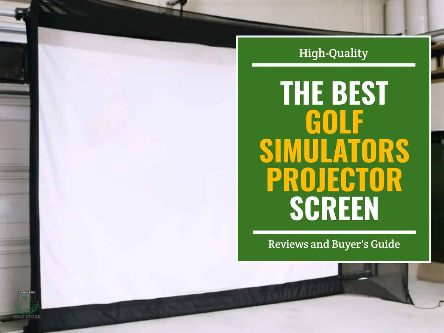 8 Best Golf Simulators Projector Screen 2024 Reviews & Guide