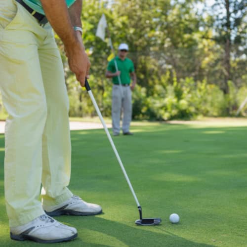 Golf Putting Posture