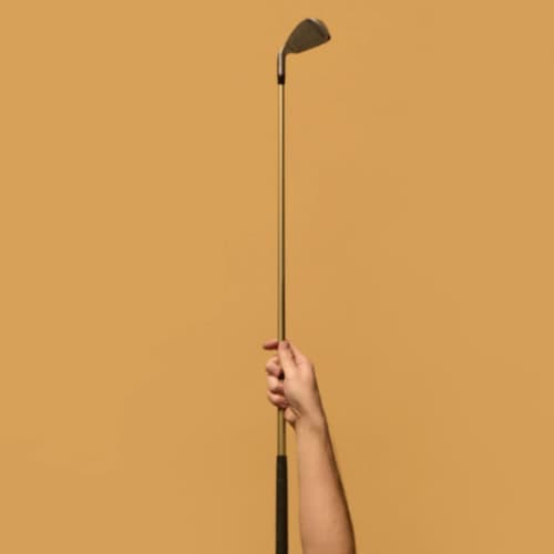 Relaxed golf grip