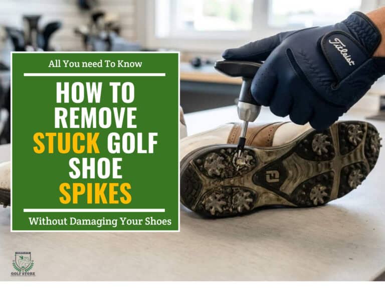 how to remove stuck golf shoe spikes without damaging your shoes