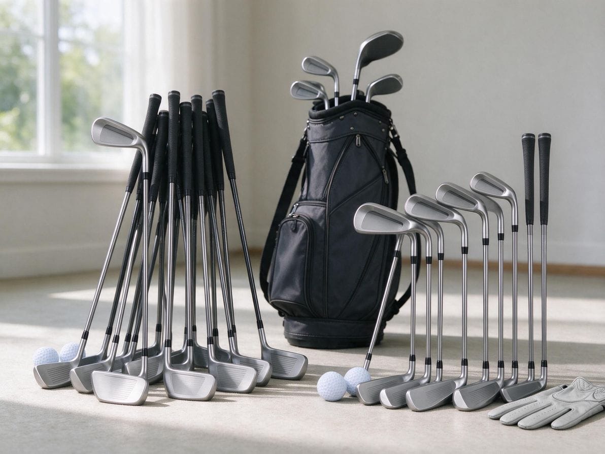 Conceptual checklist for avoiding overlapping golf club distances