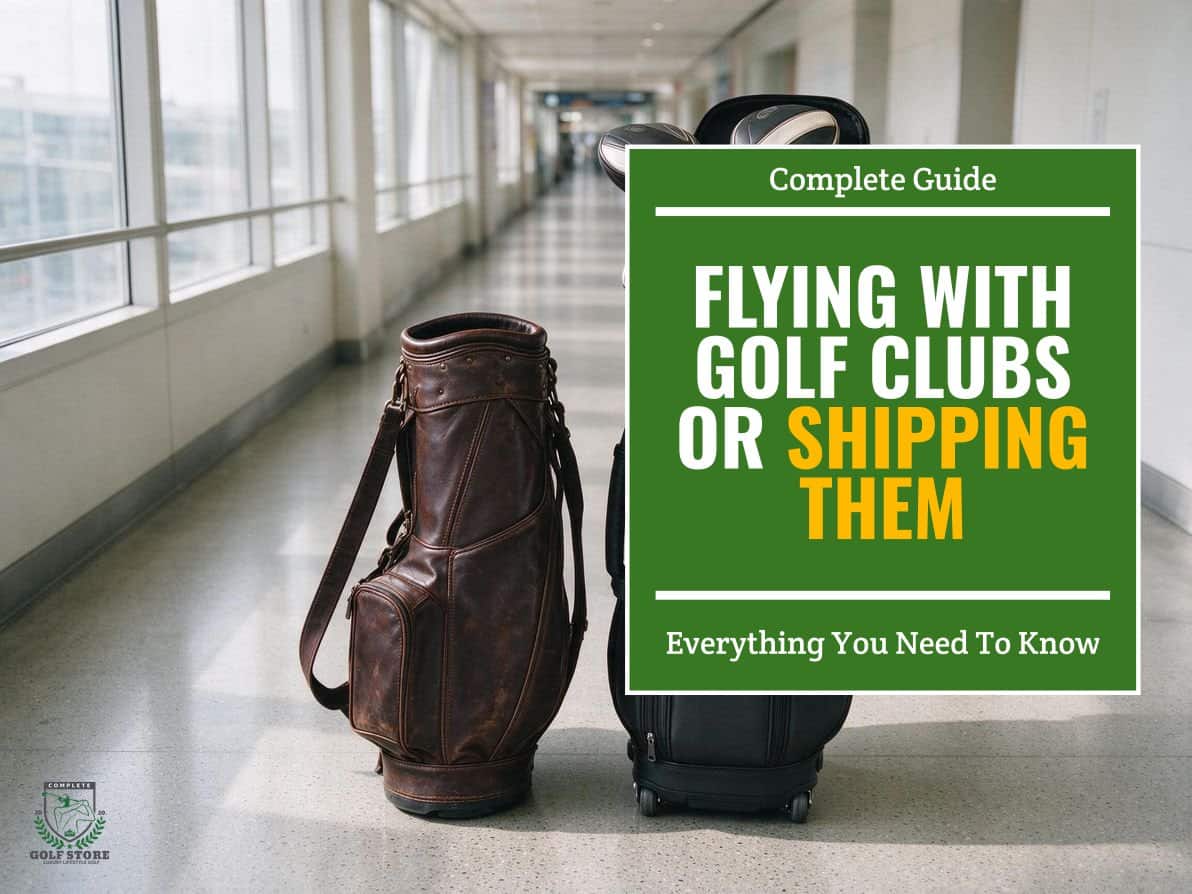 flying vs shipping golf clubs featured